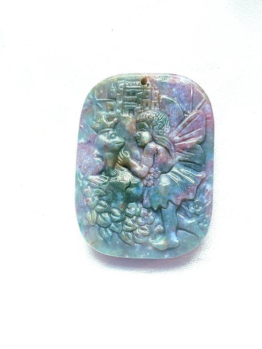 Fairy Crystal, Ocean Jasper Fairy, Gift for Her, Crystal Jewelry