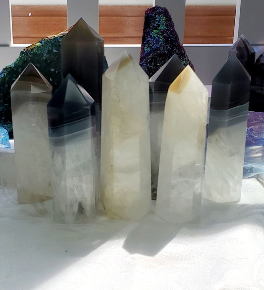 Botswana Agate Towers, Banded Agate Tower, Botswana Agate, Crystal, Crystals